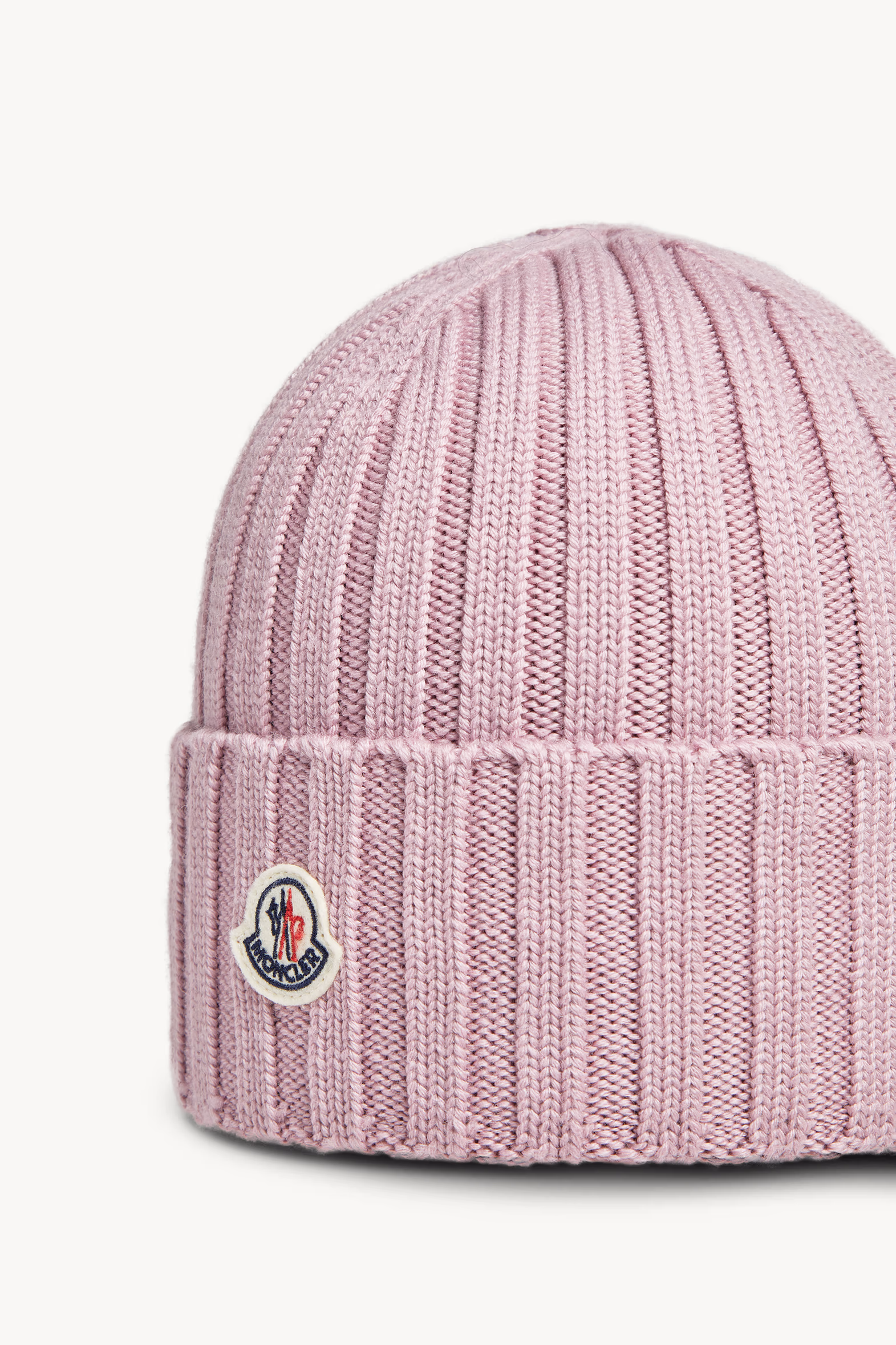 Wool Beanie Women Pink Moncler 3